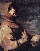 Francisco de Zurbaran St Francis painting